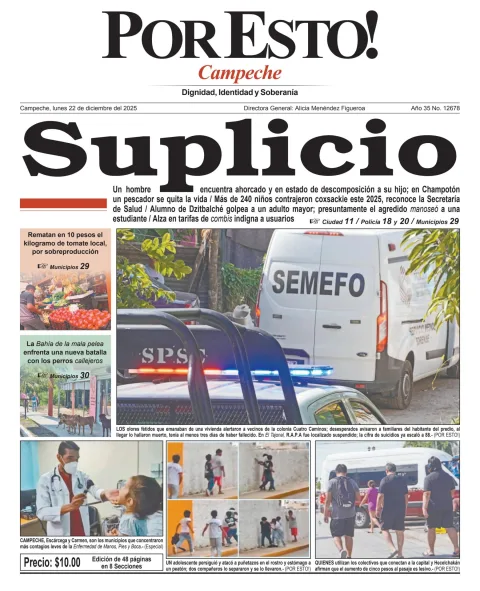 Portada de Por Esto (campeche)