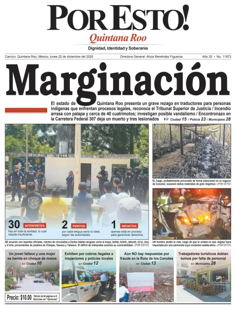 Portada de Por Esto (quintana Roo Cancun)