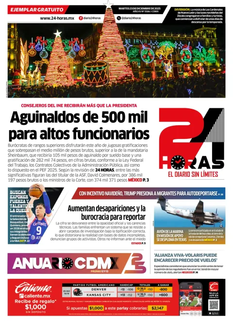Portada de 24 Horas