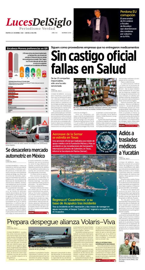 Portada de Luces del Siglo