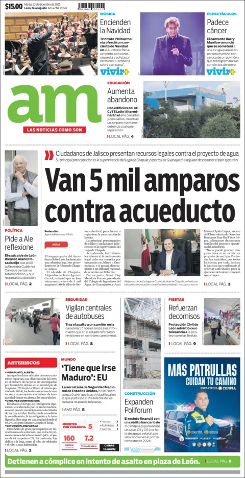 Portada de Am Corredor Industrial del martes, 23 de diciembre de 2025
