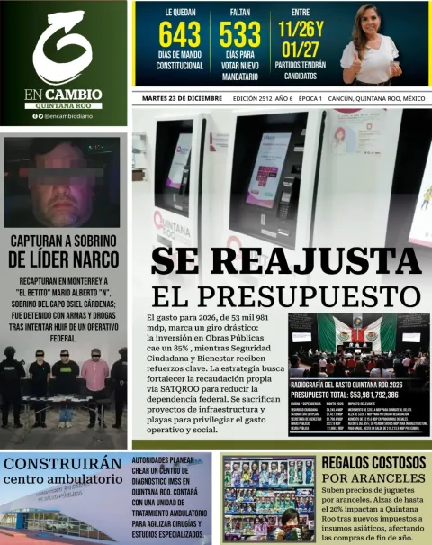 Portada de En Cambio - Quintana Roo (portada)