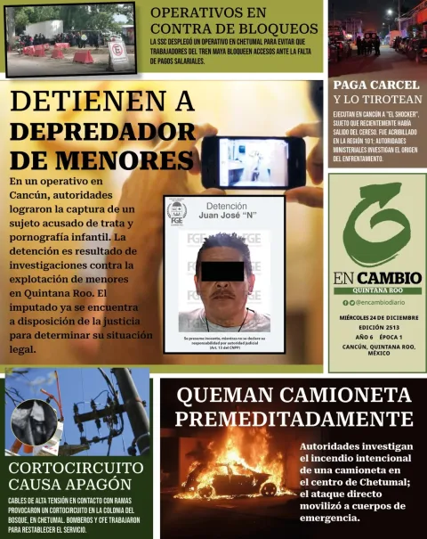 Portada de En Cambio - Quintana Roo (contraportada)
