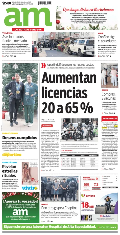 Portada de Am Corredor Industrial del miércoles, 24 de diciembre de 2025