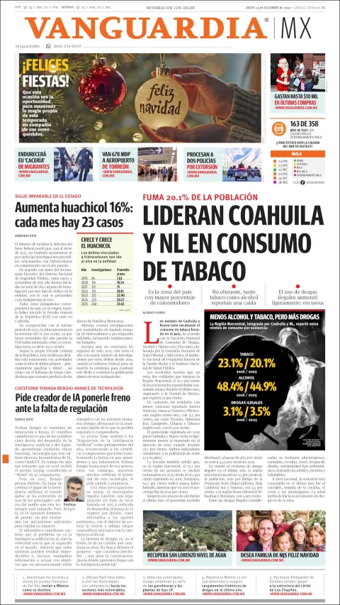 Portada de Vanguardia