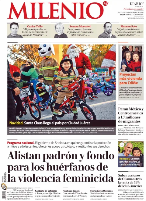 Portada de Milenio