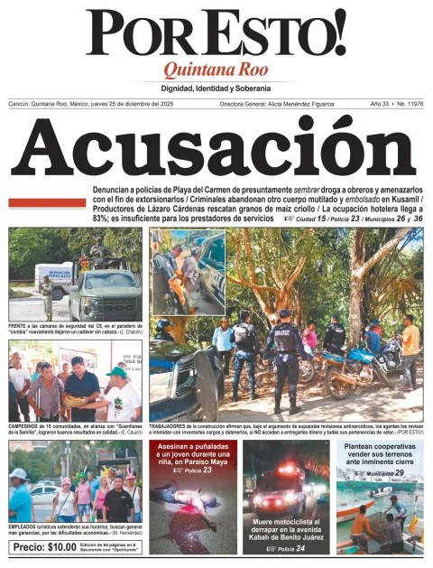 Portada de Por Esto (quintana Roo Cancun)