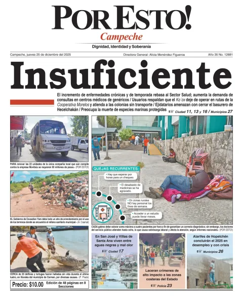 Portada de Por Esto (campeche)
