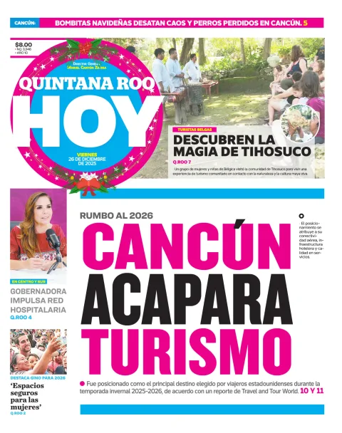 Portada de Quintana Roo Hoy (portada)