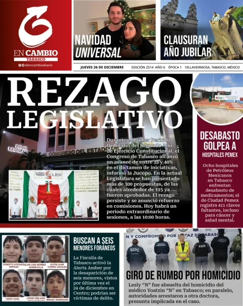 Portada de En Cambio - Tabasco (portada)