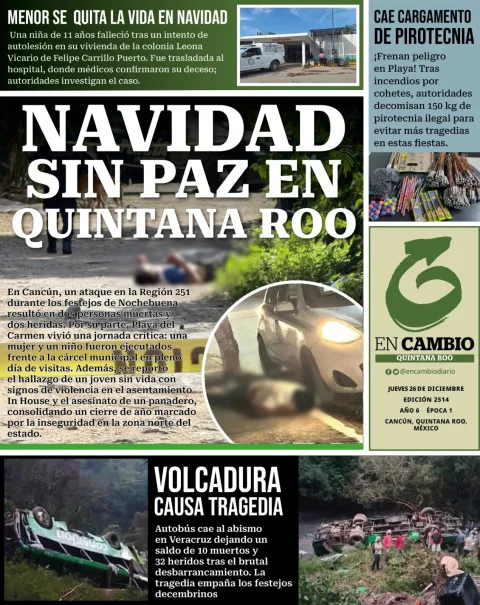 Portada de En Cambio - Quintana Roo (contraportada)