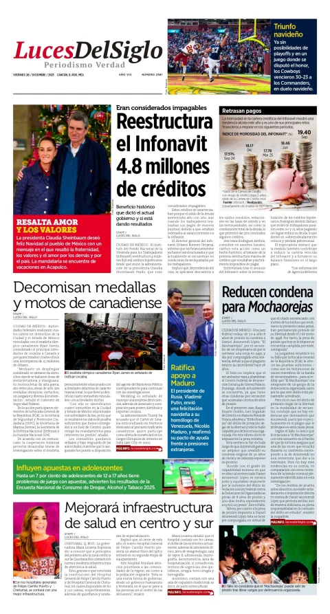 Portada de Luces del Siglo