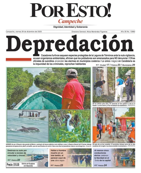 Portada de Por Esto (campeche)