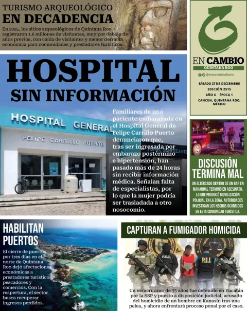 Portada de En Cambio - Quintana Roo (contraportada)