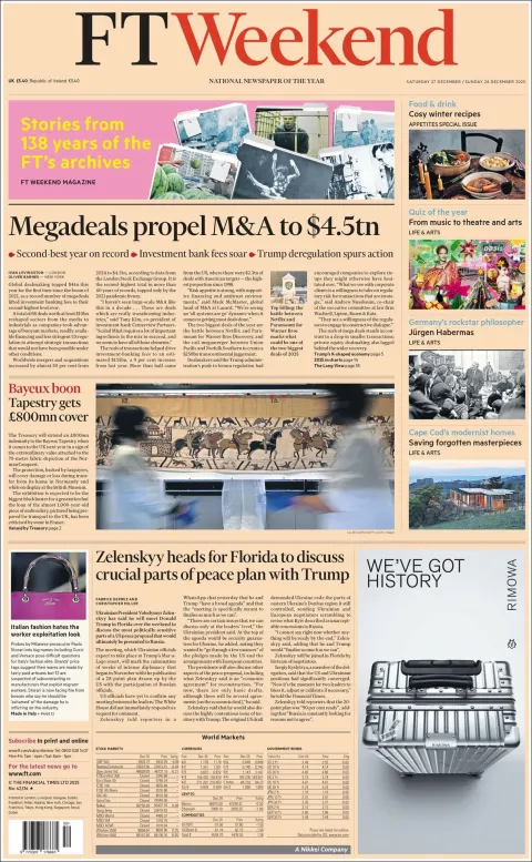 Portada de Financial Times