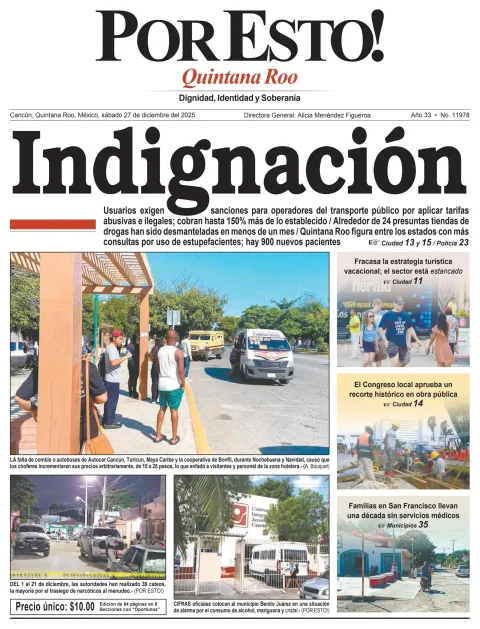 Portada de Por Esto (quintana Roo Cancun)