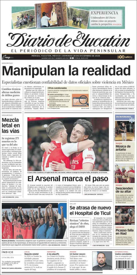 Portada de Diario de Yucatán