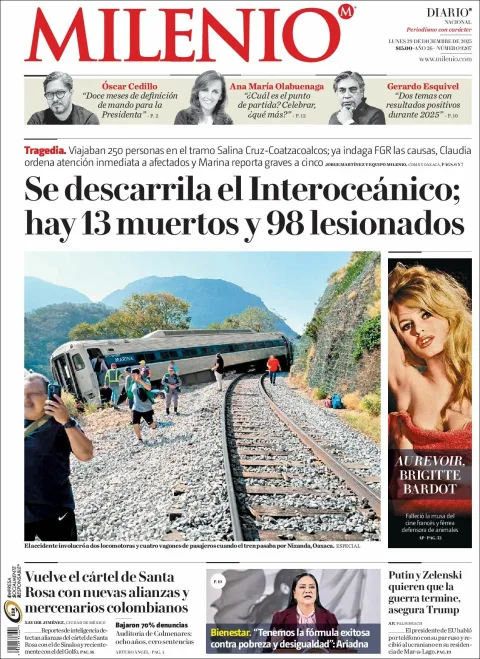 Portada de Milenio