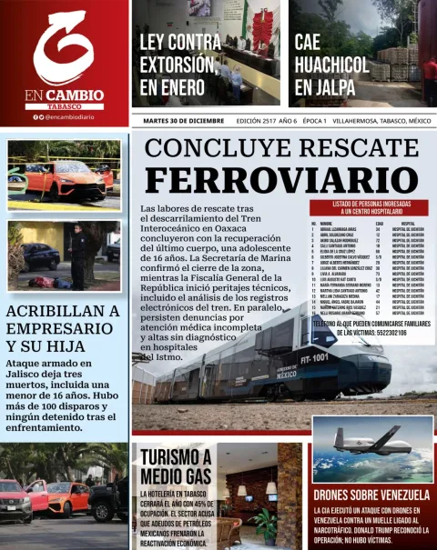 Portada de En Cambio - Tabasco (portada)