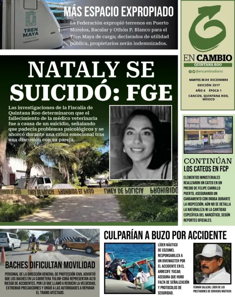 Portada de En Cambio - Quintana Roo (contraportada)