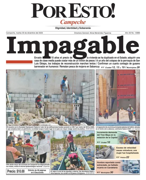 Portada de Por Esto (campeche)