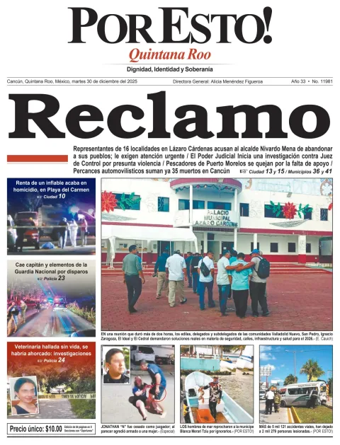 Portada de Por Esto (quintana Roo Cancun)