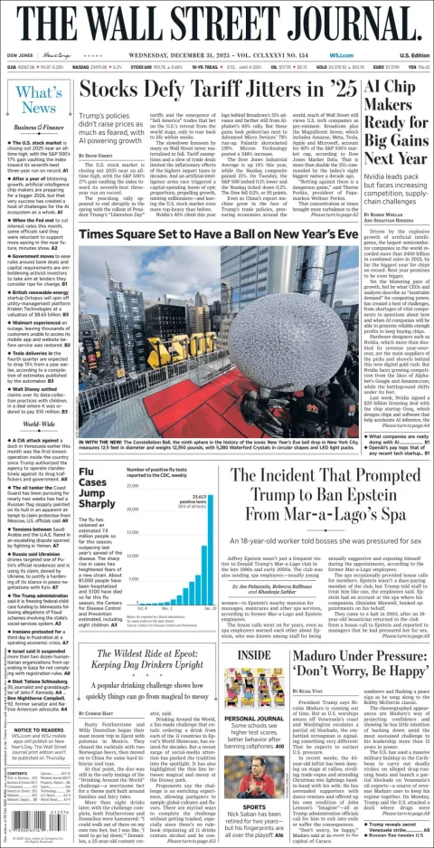 Portada de The Wall Street Journal