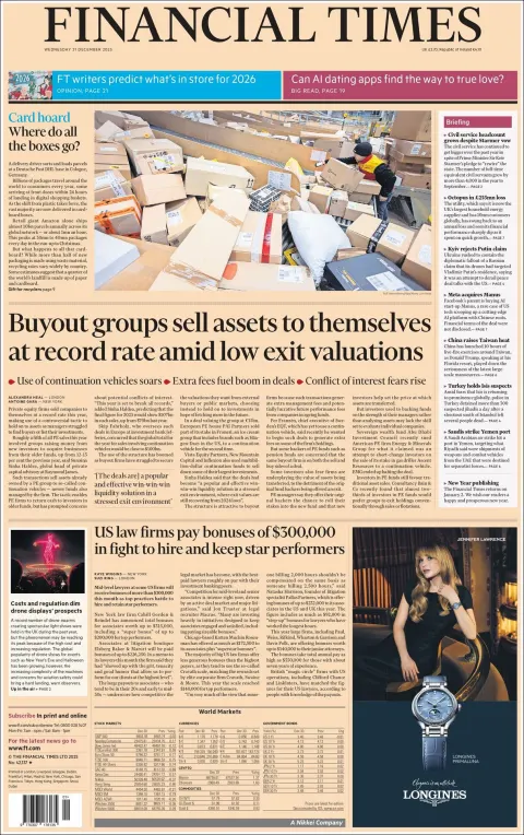 Portada de Financial Times
