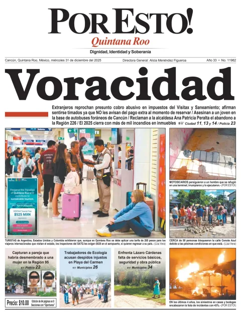 Portada de Por Esto (quintana Roo Cancun)