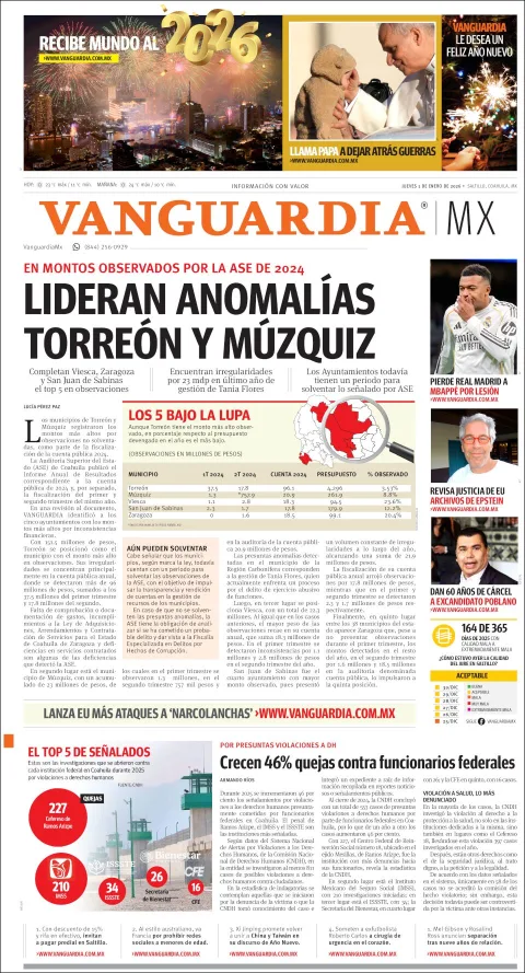 Portada de Vanguardia