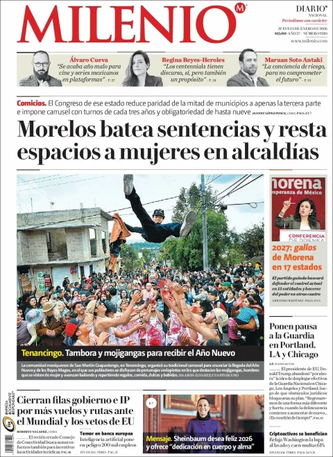 Portada de Milenio