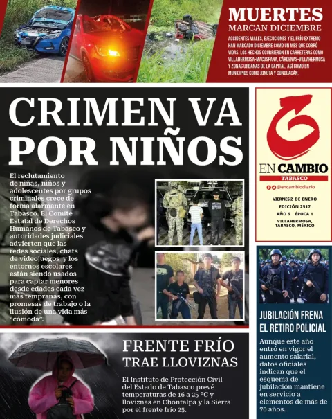 Portada de En Cambio - Tabasco (contraportada)