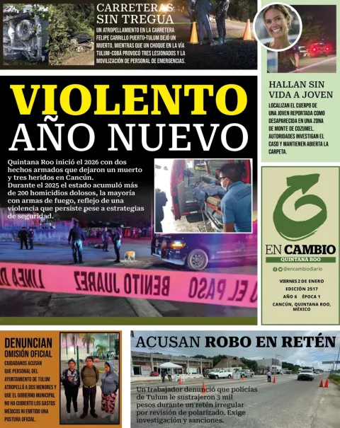 Portada de En Cambio - Quintana Roo (contraportada)