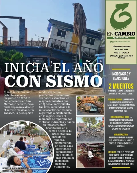 Portada de En Cambio - Quintana Roo (contraportada)
