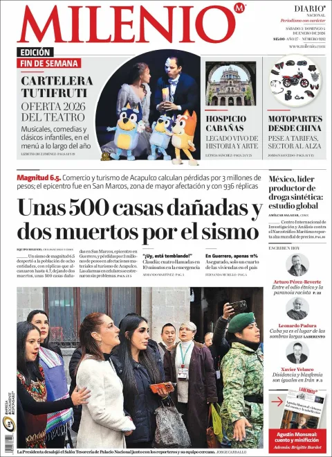 Portada de Milenio