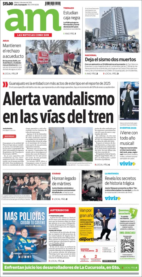 Portada de Am Corredor Industrial del sábado, 3 de enero de 2026