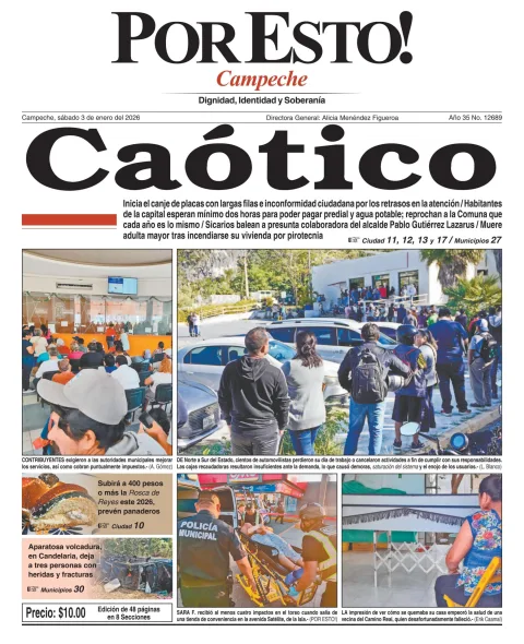Portada de Por Esto (campeche)