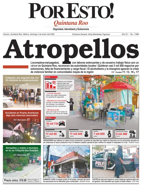 Portada de Por Esto (quintana Roo Cancun)
