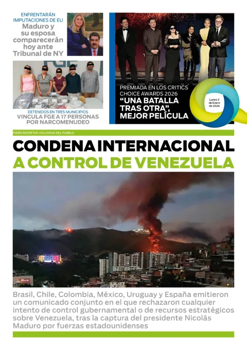 Portada de El Quintana Roo (contraportada) del 2026-01-05