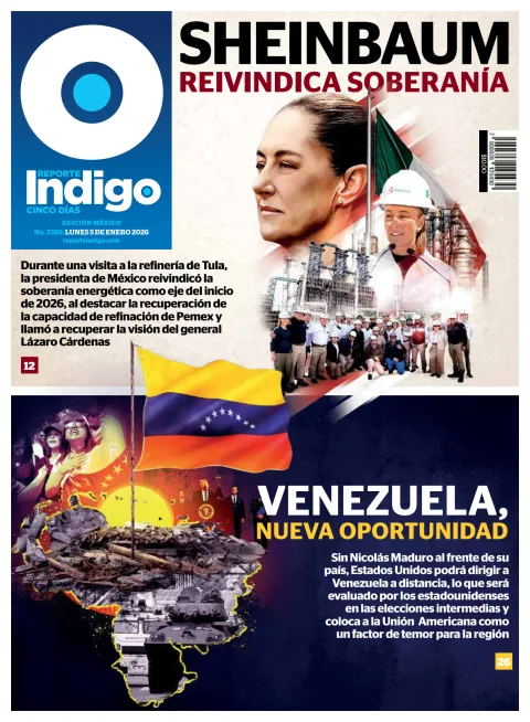 Portada de Reporte Indigo Nacional del lunes, 5 de enero de 2026