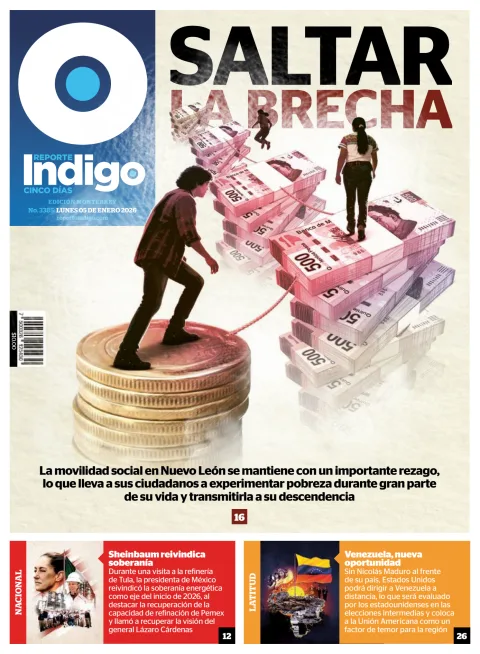 Portada de Reporte Indigo Monterrey del lunes, 5 de enero de 2026