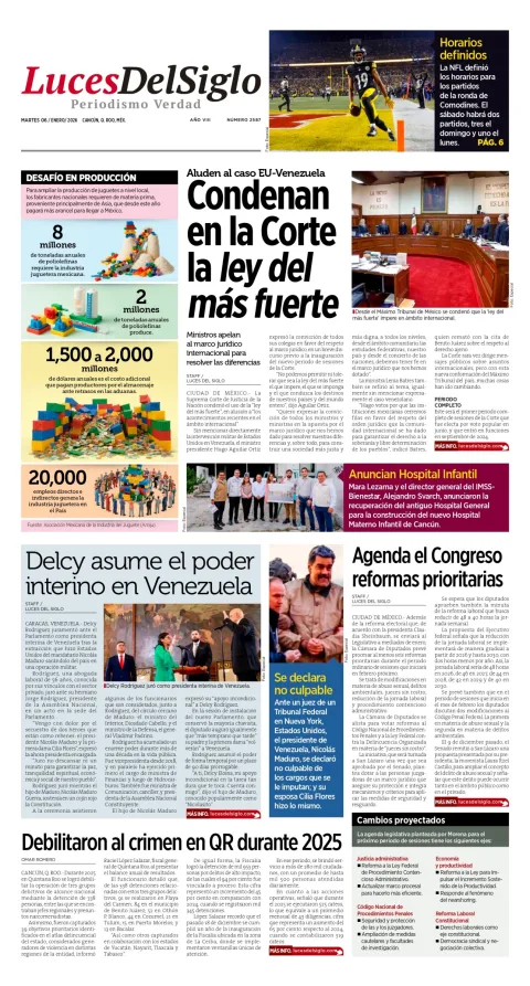 Portada de Luces del Siglo