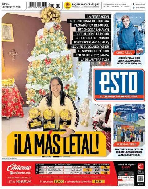 Portada de Esto del martes, 6 de enero de 2026