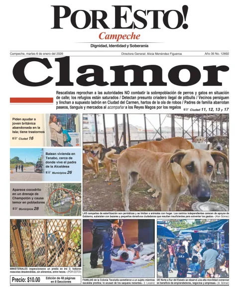 Portada de Por Esto (campeche)