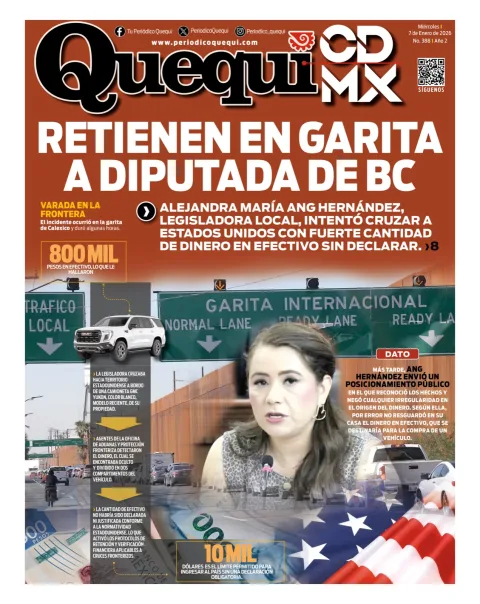 Portada de Quequi CDMX del miércoles, 7 de enero de 2026