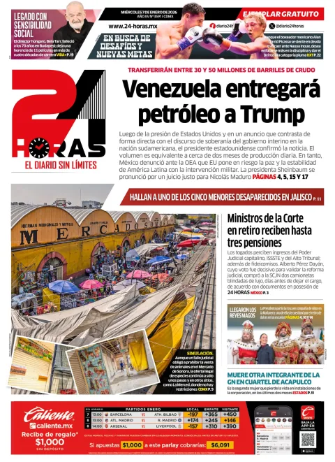 Portada de 24 Horas