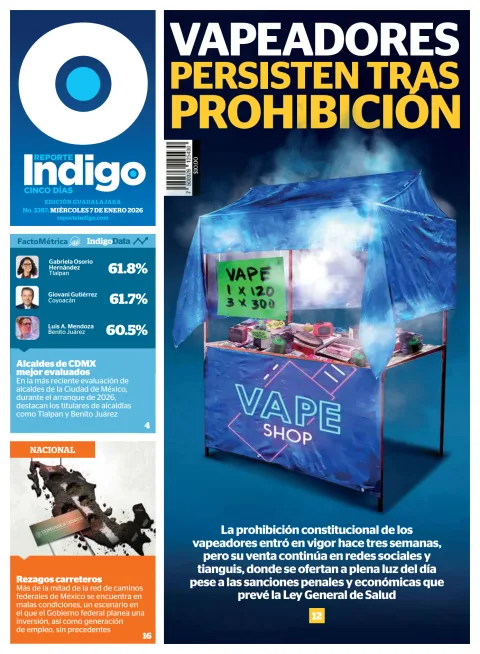 Portada de Reporte Indigo Guadalajara del miércoles, 7 de enero de 2026