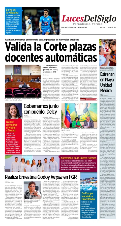 Portada de Luces del Siglo