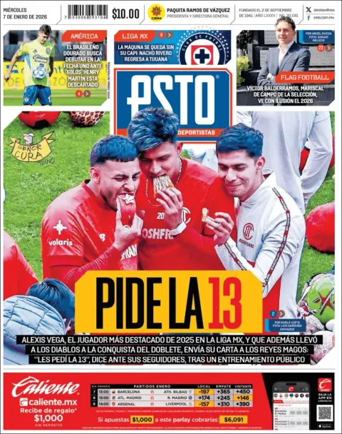 Portada de Esto del miércoles, 7 de enero de 2026