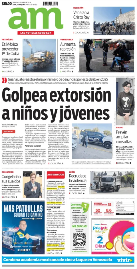 Portada de Am Corredor Industrial del miércoles, 7 de enero de 2026